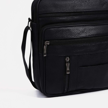 Male bag, black color-3