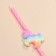 Set of candles for the cake, 4 pcs "Rainbow unicorns", spiral, multi -colored