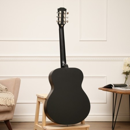 Acoustic guitar, black color, 102cm-1