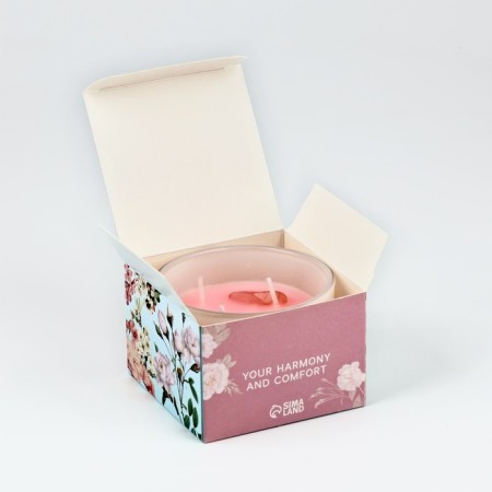 Aromatic candle with natural stones "Fresh": berries, 5 x 7.5 cm.-2
