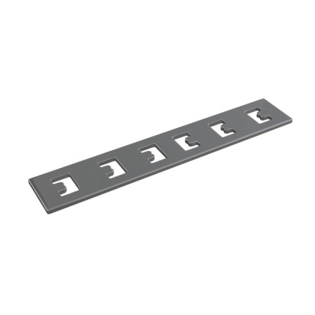Connecting bar for the built-in track system Technical tra004C-222S, 7x1 cm, silver color