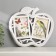 Photo frame in 2 photos 10x15 cm "Apple" White 28.6x8.6x2 cm