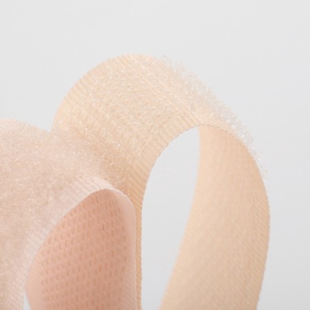 Velcro, 20 mm × 25 ± 1 m, beige color-5