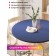 The tablecloth “Blue transfusion”, round, oxford, elastic band, size 140x140 cm, diameter 105-120 cm
