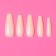 Base overhead nails, 100 pcs, in a container, beige color