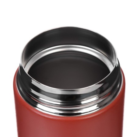 Thermos, 350 ml, mini Traveler, retains heat 8 hours, 6.5 x 16.5 cm, red-3