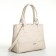 Women's bag with lightning, white color