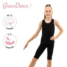 T-shirt for gymnastics and dancing Grace Dance, p. 44, black color