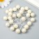 Decor for creativity "Ball white pearl" d = 1.2 cm set 25 pcs 6x1.2x1.2 cm