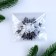 Decor "Snowflakes" set 12 pcs., Silver