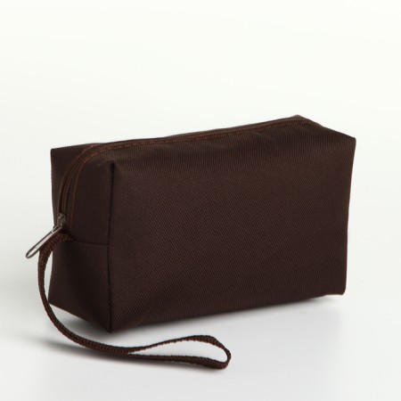 Lightning cosmetic bag, brown color