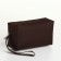 Lightning cosmetic bag, brown color