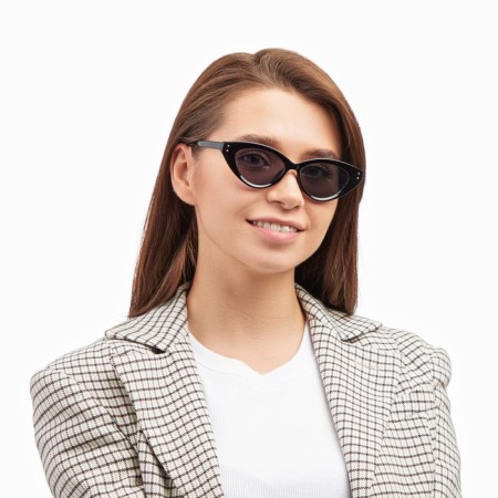 Sunglasses "OneSun", UV 400, pipe 14 cm, width 15 cm, lens 4.2 x 6.5 cm, black