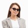 Sunglasses "OneSun", UV 400, pipe 14 cm, width 15 cm, lens 4.2 x 6.5 cm, black