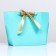 Gift package with a ribbon of 26 x 25 x 11 cm "turquoise"