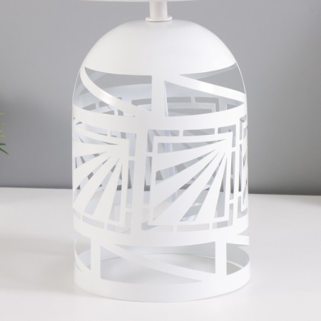 Burma table lamp E14 40W white 27x27x42 cm Risalux-3