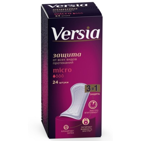 Women's gaskets Versia Micro, 24 pcs