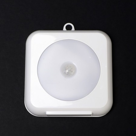 LED lamp with a motion sensor, 6 LED, 2.5 watts, from batteries 3*AAA, 6500k, white-1
