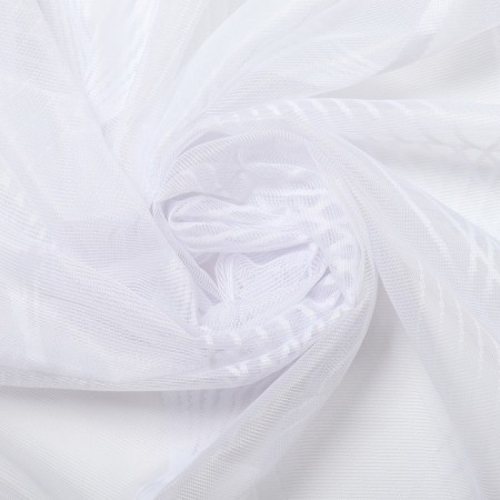 The curtain on the curtain tape 160x250cm, art. K21, white, PE 100%-4