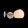 Sconces st. SL434.501.01. Calmare. 1x40 W, E14, 32.2x15 cm, white color