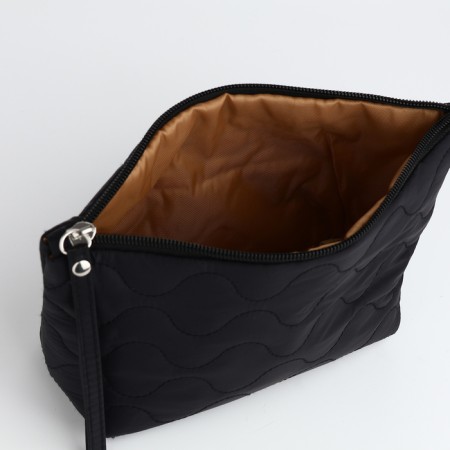 Cosmetic bag a single-flower, 25*7.5*14, lightning department, lining, black-2