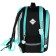 School backpack 37 x 28 x 13cm, ergonomic back, Across 557, black