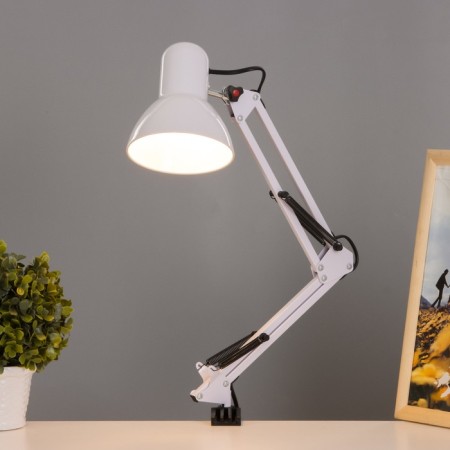 Table lamp on a hinges 800 "Crucial, white" E27 40W Risalux-1