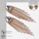 Hanging earrings with grace rhinestones large triangle, white color in gold, 11 cm