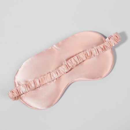 Silk sleep mask, 20 × 10.5 cm, elastic band is single, pink color-3