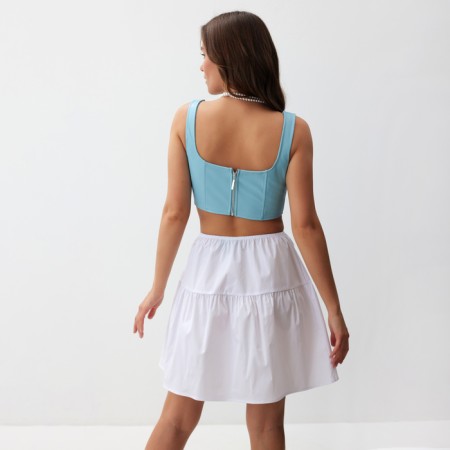 Women's skirt (upsurge) MIST, p.44, white-3