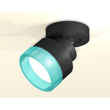 A set of a swing overflower lamp with composite crystal Ambrella Light, Techno, XM8102043, Black Cherre-1