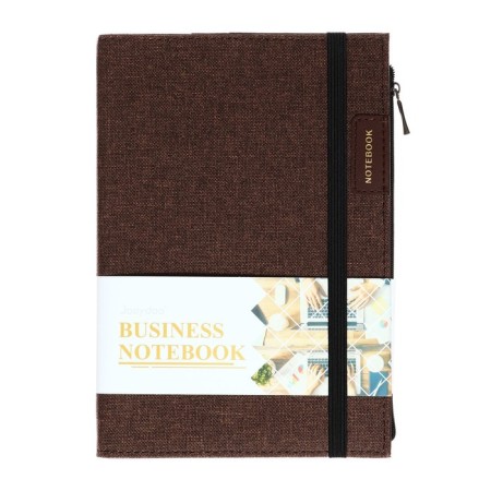 The diary is low, PVC cover, A5 format, 140 sheets in a cage, elastic band, with pockets, mix-2