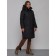 Coat insulated winter female, size 42, black color