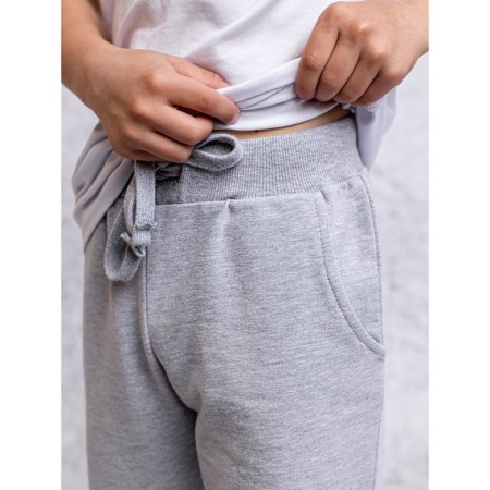 Брюки спортивные для девочки, рост 158 см, цвет серый-1