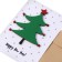 A postcard with a wooden element "Happy New Year!" Handmade, Christmas tree, 14.7x10.5 cm