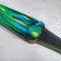 Wooden souvenir "Kunai" Green