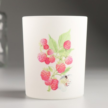 Batonika. Raspberry candlestick 9.3x7.7 cm, 240 ml-1