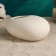 Kashpo - Bonsian "Galka" for cacti and succulents, white, 15x12x6cm