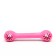 Chewing toy "Tasty bone" with holes for treats, TPR, 11 cm, pink