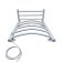 Electric towel "Sanprise" Classic P6, 400x600 mm, left, white