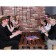 Fascinating board game "Who am I?" 6 glasses, 2 laid -erased markers, sand clock 1 min