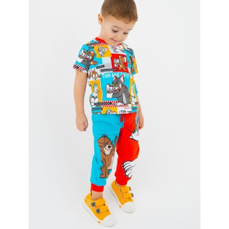 Set for a boy PlayTode: T -shirt and trousers, height 86 cm-2
