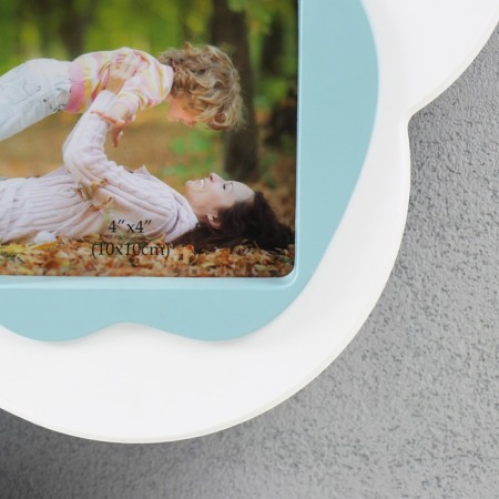 Multipher "Apple tree" in 6 photos (13x18, 6x6/1 pcs, 10x10, 8x8/2 pcs) plastic, cent. White and blue-1