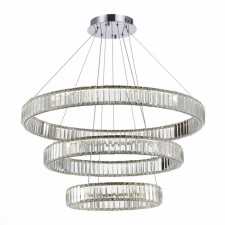 Люстра подвесная St Luce. SL1622.103.03. Tivoli. 1х122 Вт, LED, 4000K, 10370 Lm, 82х82х60 см, цвет хром