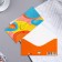 The envelope for money "Happiness!" Orange tone, 16.8x8 cm