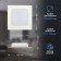 Lamp built -in era LED, IP40, 12W, 145x145x2.5 mm, 6500k, 998lm, white color