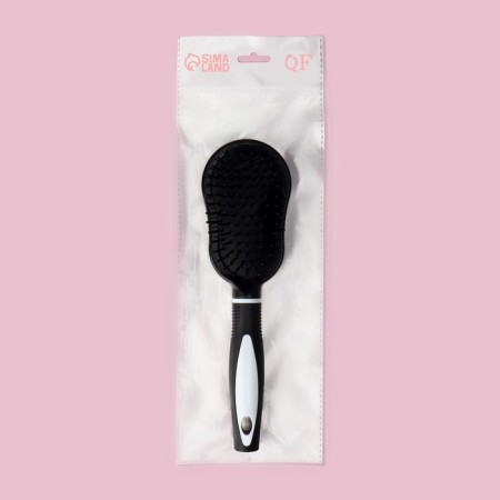Massage comb, 7 × 24 cm, black/white color-3