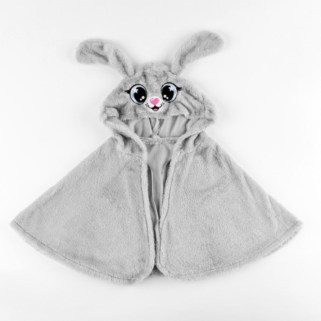 Carnival cape "Hare", height 104-128 cm, gray-2