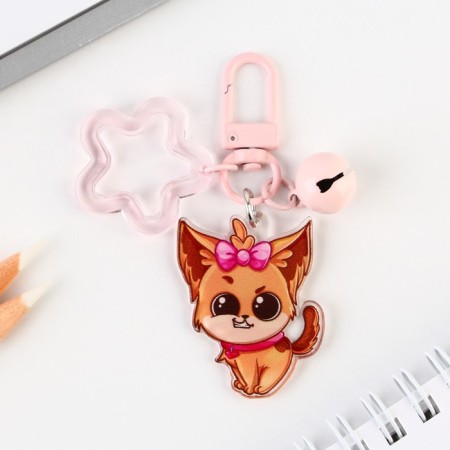 Key keychain, children's “Evil dog” 3.5 x 10 cm-2
