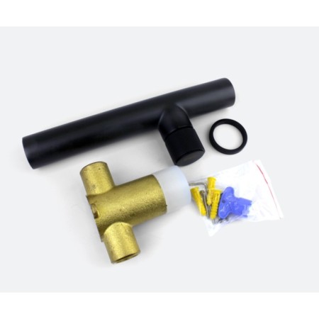 Bronze de Luxe Avantgarde 2021H sink mixer, 220 mm pour, brass, black-5